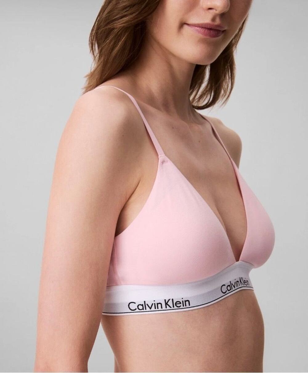 Calvin Klein Lightly Lined Wireless Bralette Pink Large.NWT